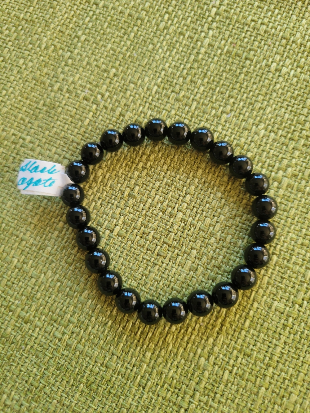 Healing Black Obsidian Beaded Stretch Bracelet